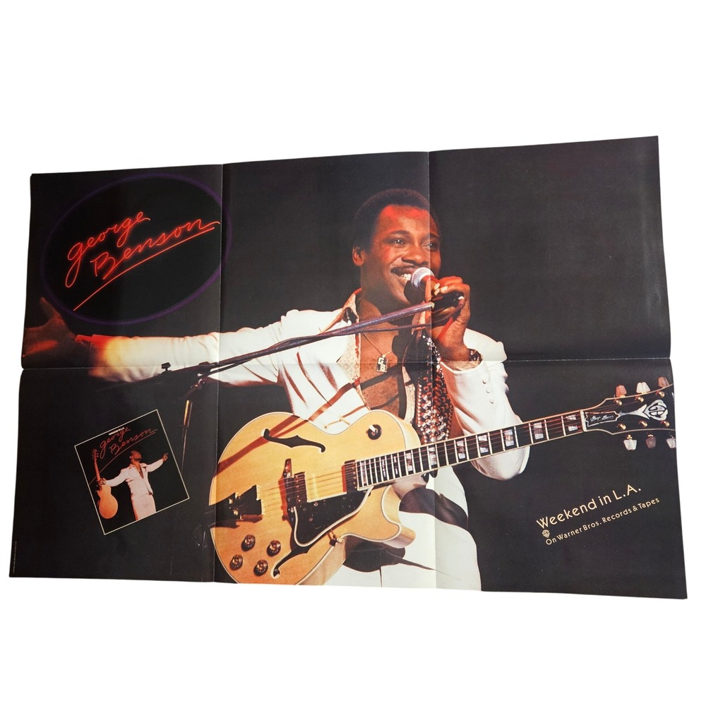 George Benson Weekend in L.A. Vintage 1978 Promo Poster 23x35 Warner Bros. Jazz